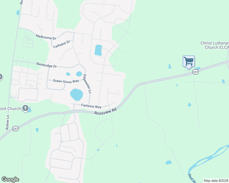 map of restaurants, bars, coffee shops, grocery stores, and more near 2629 Browning Way in Clarksville