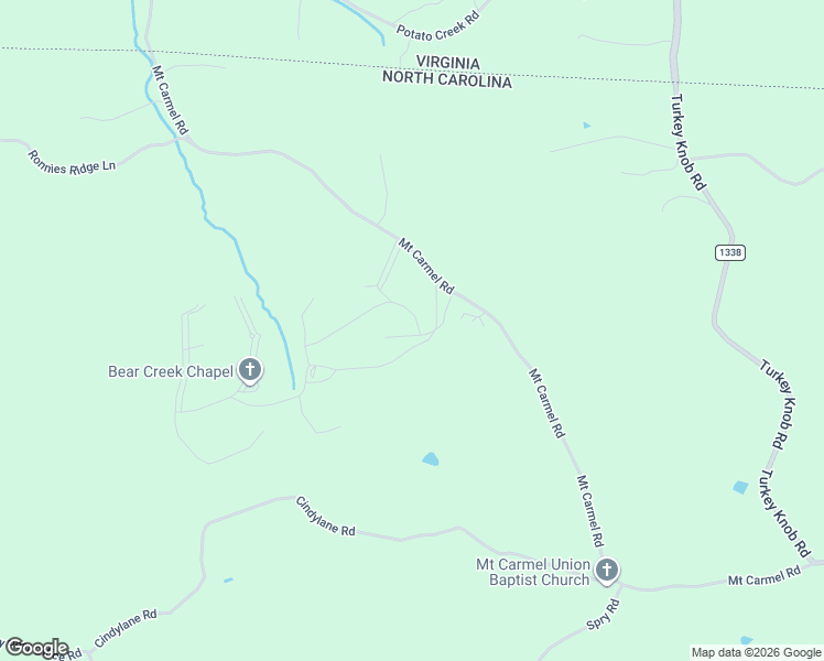 map of restaurants, bars, coffee shops, grocery stores, and more near 1 Bear Creek Lane in Sparta