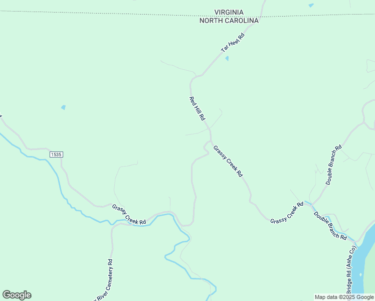 map of restaurants, bars, coffee shops, grocery stores, and more near 3165 Grassy Creek Road in Grassy Creek