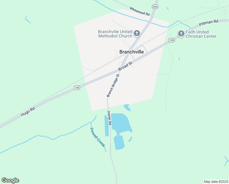 map of restaurants, bars, coffee shops, grocery stores, and more near 33273 Branch Bridge Street in Branchville