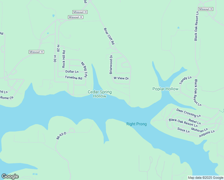 map of restaurants, bars, coffee shops, grocery stores, and more near 110-140 Indian Cove Lane in Lampe