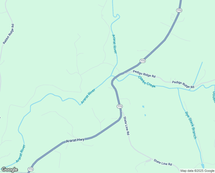 map of restaurants, bars, coffee shops, grocery stores, and more near 1509 Ararat Highway in Ararat