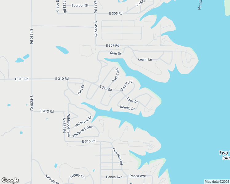 map of restaurants, bars, coffee shops, grocery stores, and more near 453646 Ross Drive in Cleora