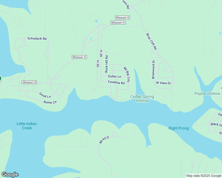 map of restaurants, bars, coffee shops, grocery stores, and more near 629 Labradore Lane in Lampe