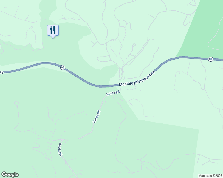 map of restaurants, bars, coffee shops, grocery stores, and more near 1151 Monterey Salinas Highway in Salinas