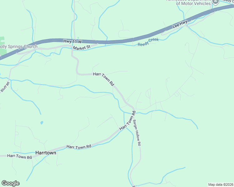 map of restaurants, bars, coffee shops, grocery stores, and more near 1452 Harr Town Road in Blountville