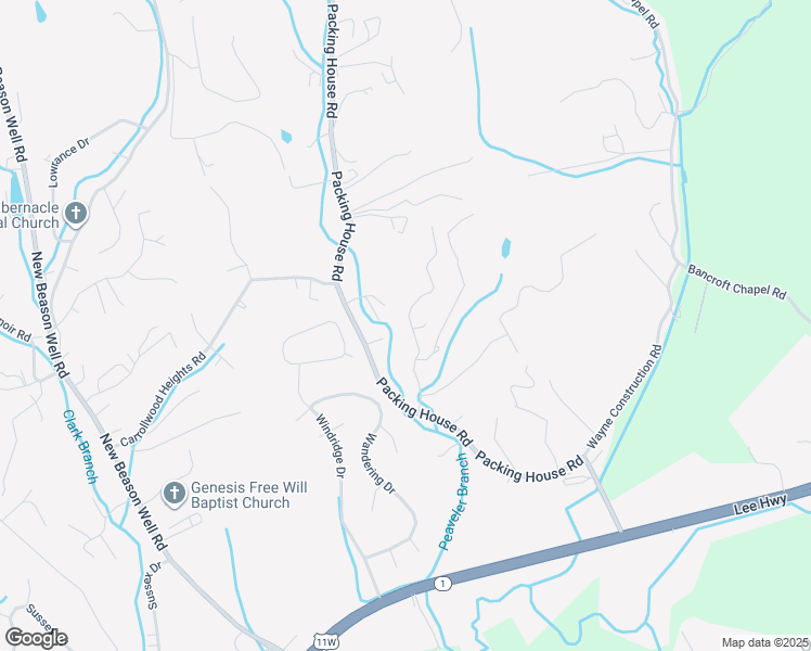 map of restaurants, bars, coffee shops, grocery stores, and more near 133 Aurawood Dr in Kingsport