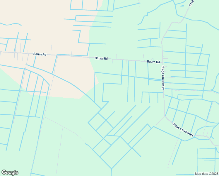 map of restaurants, bars, coffee shops, grocery stores, and more near 3281 Baum Road in Virginia Beach
