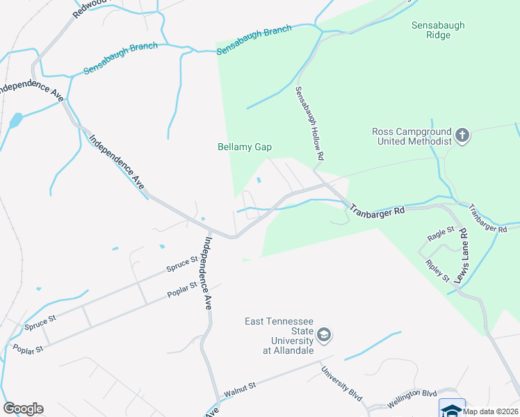 map of restaurants, bars, coffee shops, grocery stores, and more near 144 Campground Road in Church Hill