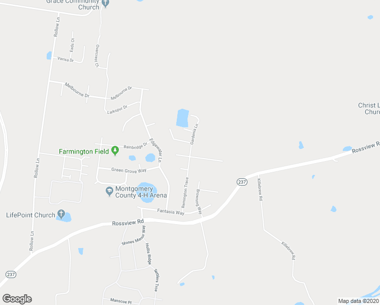 map of restaurants, bars, coffee shops, grocery stores, and more near 2520 Remington Trace in Clarksville