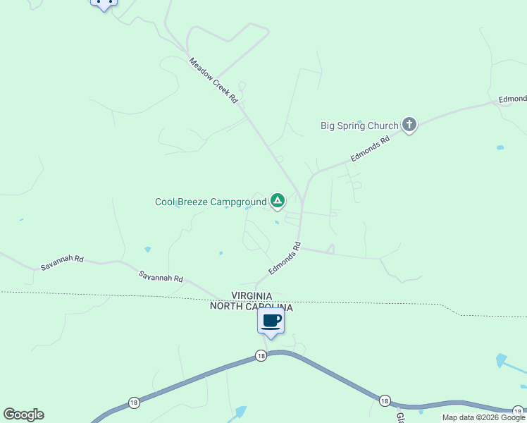 map of restaurants, bars, coffee shops, grocery stores, and more near 2524 Edmonds Avenue in Galax