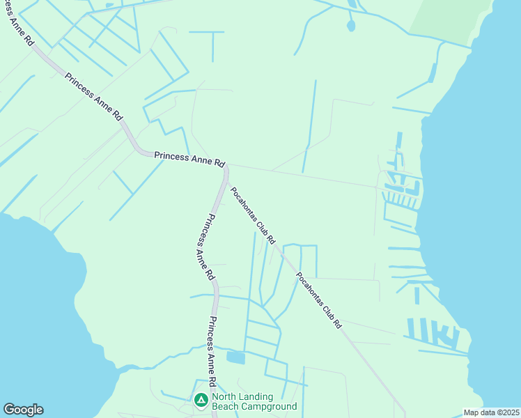 map of restaurants, bars, coffee shops, grocery stores, and more near 6140 Pocahontas Club Road in Virginia Beach