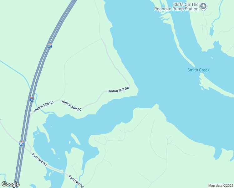 map of restaurants, bars, coffee shops, grocery stores, and more near 1058 Hinton Mill Road in Boydton