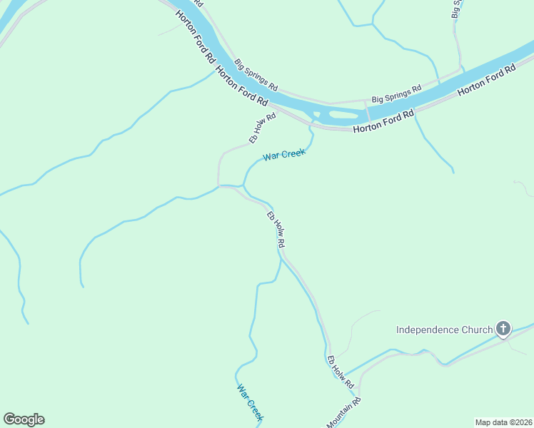 map of restaurants, bars, coffee shops, grocery stores, and more near 670 Eb Hollow Road in Eidson