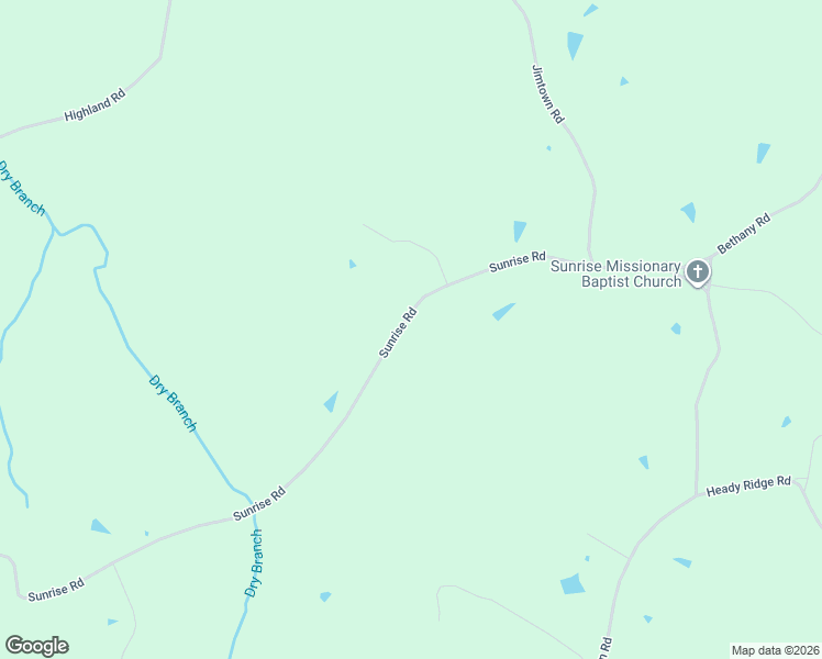 map of restaurants, bars, coffee shops, grocery stores, and more near 9520 Sunrise Road in RED BLNG SPGS