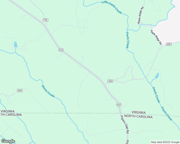 map of restaurants, bars, coffee shops, grocery stores, and more near 100 Garbraley Trail in Cana