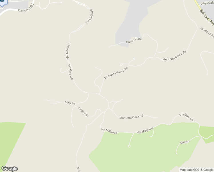 map of restaurants, bars, coffee shops, grocery stores, and more near 7540 Monterra Ranch Road in Monterey