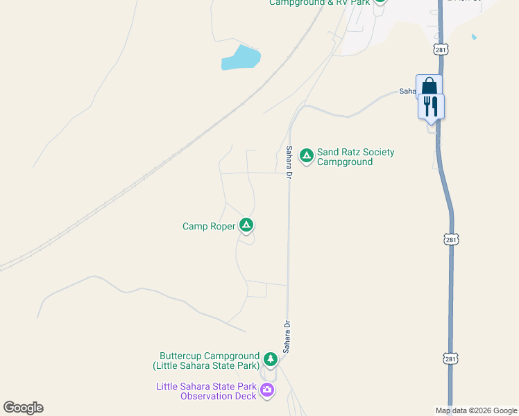 map of restaurants, bars, coffee shops, grocery stores, and more near in Waynoka