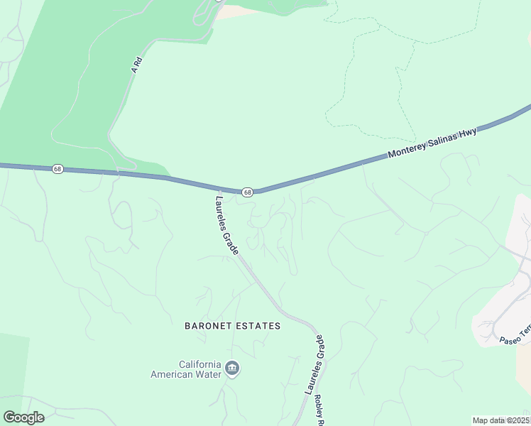 map of restaurants, bars, coffee shops, grocery stores, and more near 23 Seca Place in Salinas