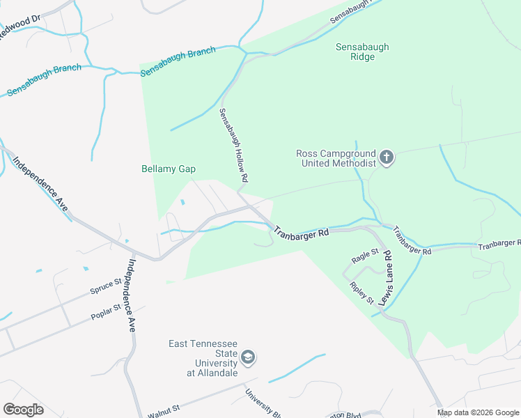 map of restaurants, bars, coffee shops, grocery stores, and more near 307 Tranbarger Rd in Church Hill