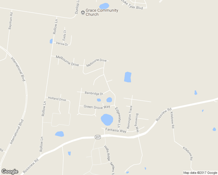 map of restaurants, bars, coffee shops, grocery stores, and more near 1635 Edgewater Lane in Clarksville