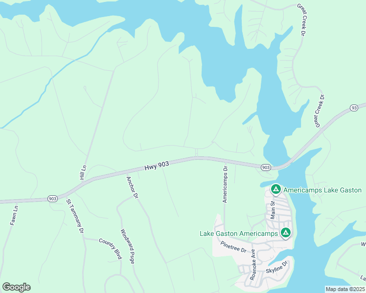 map of restaurants, bars, coffee shops, grocery stores, and more near 531 Fox Fire Drive in Bracey