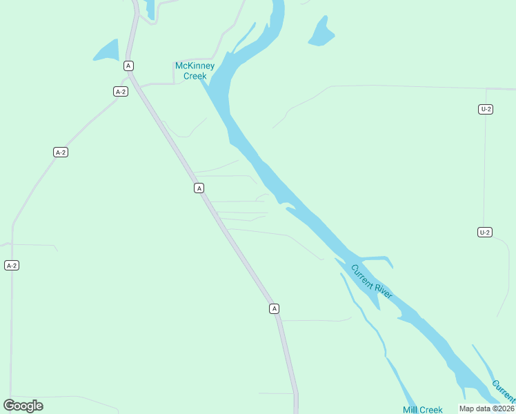 map of restaurants, bars, coffee shops, grocery stores, and more near County Road A in Doniphan