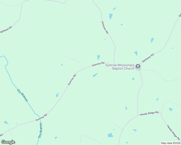 map of restaurants, bars, coffee shops, grocery stores, and more near 9578 Sunrise Road in Red Boiling Springs