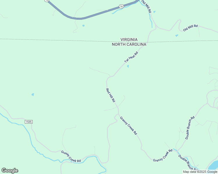 map of restaurants, bars, coffee shops, grocery stores, and more near 320 Red Hill Road in Grassy Creek
