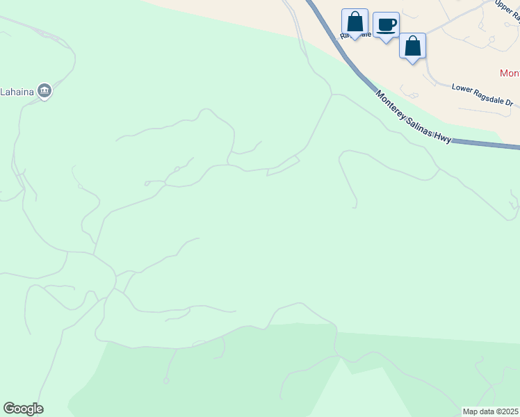 map of restaurants, bars, coffee shops, grocery stores, and more near 7765 Paseo Venado in Monterey