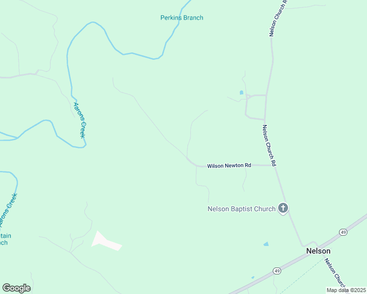 map of restaurants, bars, coffee shops, grocery stores, and more near 486 Wilson Newton Road in Nelson