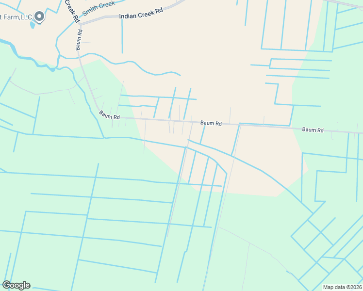 map of restaurants, bars, coffee shops, grocery stores, and more near 3529 Baum Road in Virginia Beach