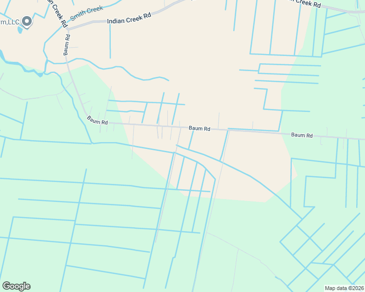 map of restaurants, bars, coffee shops, grocery stores, and more near 3515 Baum Road in Virginia Beach