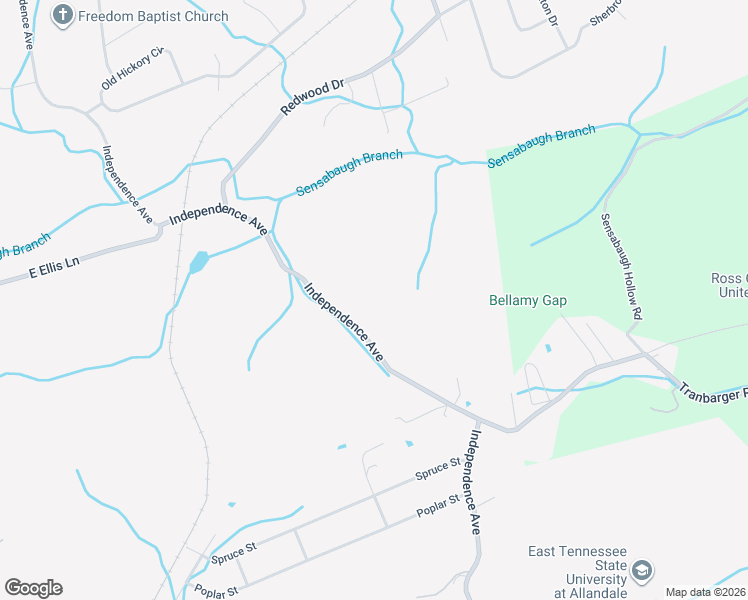 map of restaurants, bars, coffee shops, grocery stores, and more near 1126 Independence Avenue in Mount Carmel