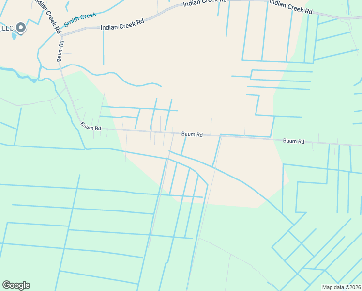 map of restaurants, bars, coffee shops, grocery stores, and more near 3529 Baum Road in Virginia Beach