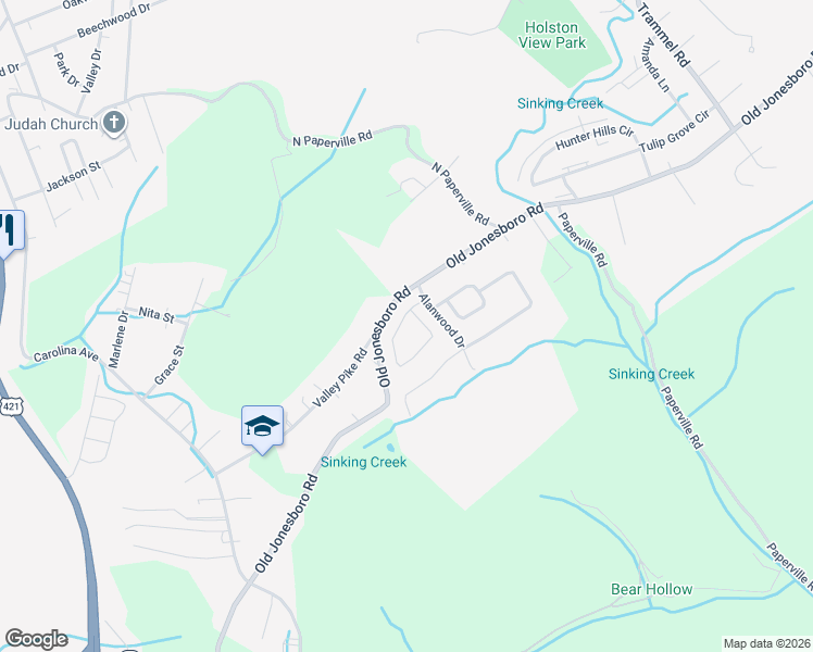 map of restaurants, bars, coffee shops, grocery stores, and more near 432 Leslie Court in Bristol