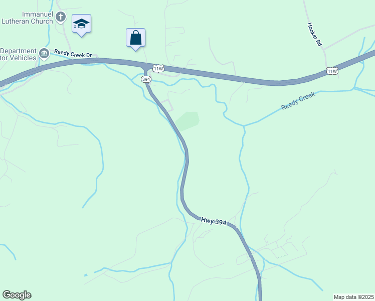 map of restaurants, bars, coffee shops, grocery stores, and more near 297 Highway 394 in Blountville