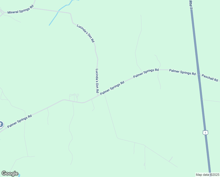 map of restaurants, bars, coffee shops, grocery stores, and more near Palmer Springs Road in Mecklenburg County