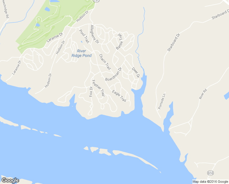 map of restaurants, bars, coffee shops, grocery stores, and more near Eagle Trail in Bracey