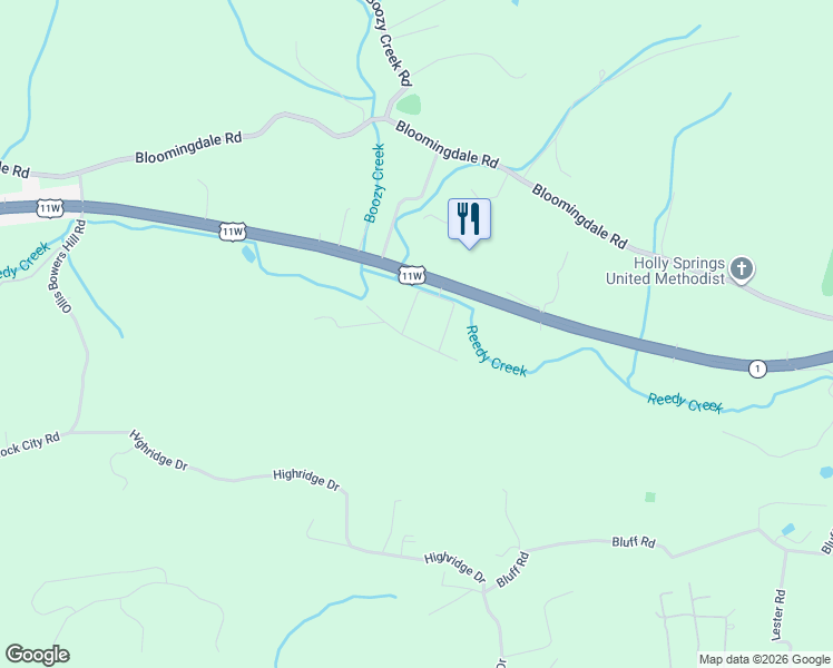 map of restaurants, bars, coffee shops, grocery stores, and more near 356 Cliffside Drive in Kingsport