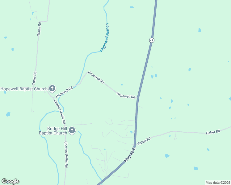 map of restaurants, bars, coffee shops, grocery stores, and more near 6437 Hopewell Road in Springfield