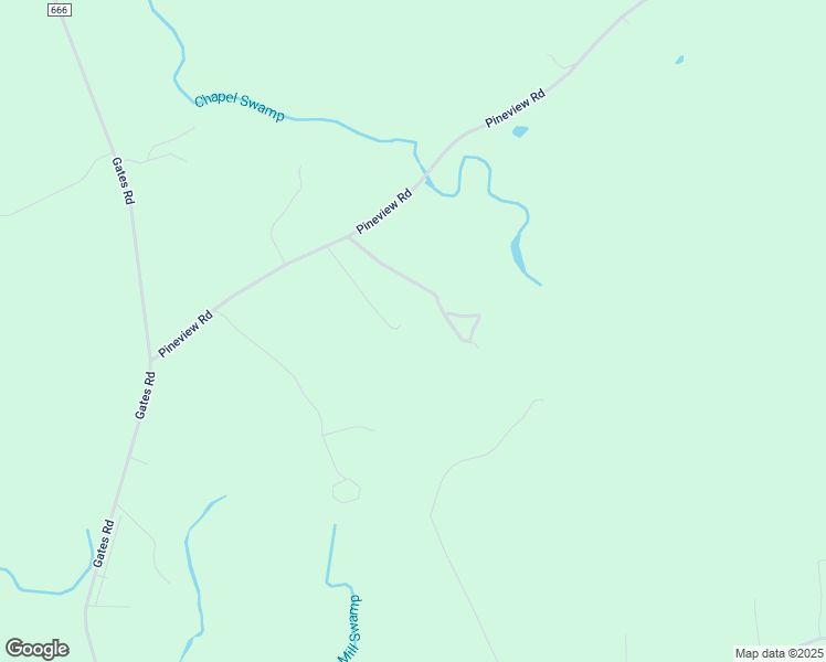 map of restaurants, bars, coffee shops, grocery stores, and more near 9509 Pineview Road in Suffolk