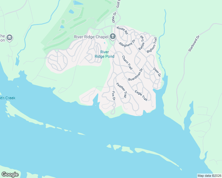 map of restaurants, bars, coffee shops, grocery stores, and more near Feather Trail in Bracey