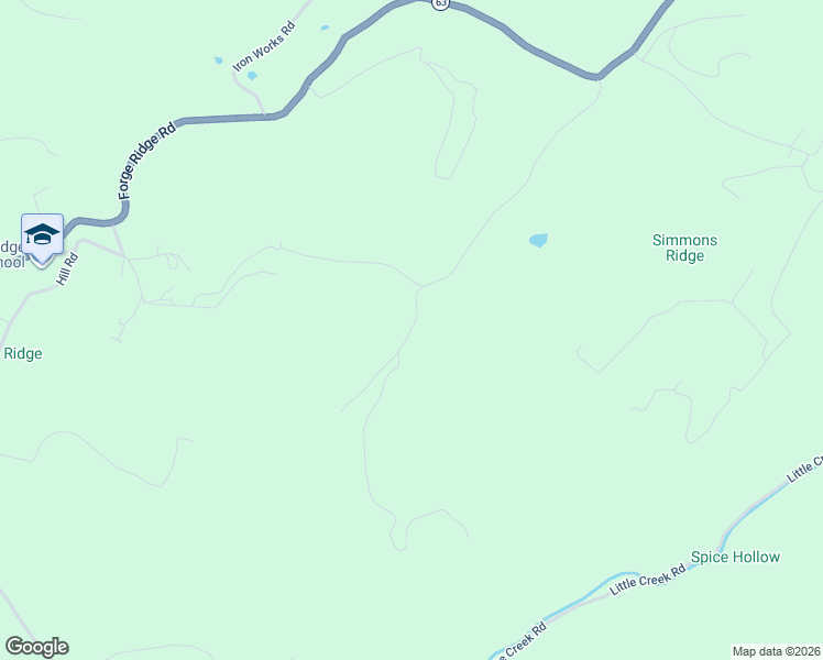 map of restaurants, bars, coffee shops, grocery stores, and more near 171 Ramsey Hollow Road in Harrogate
