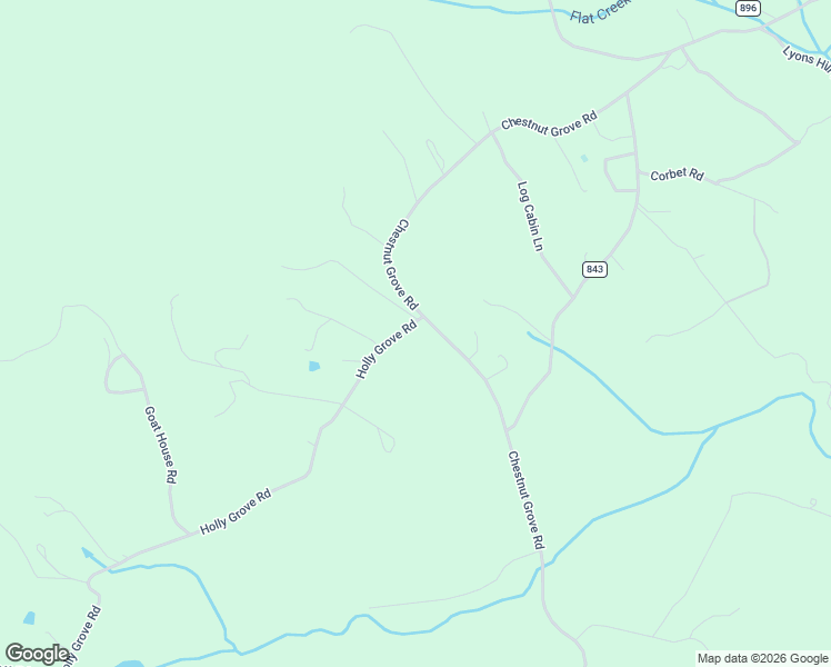map of restaurants, bars, coffee shops, grocery stores, and more near Holly Grove Road in Lambsburg