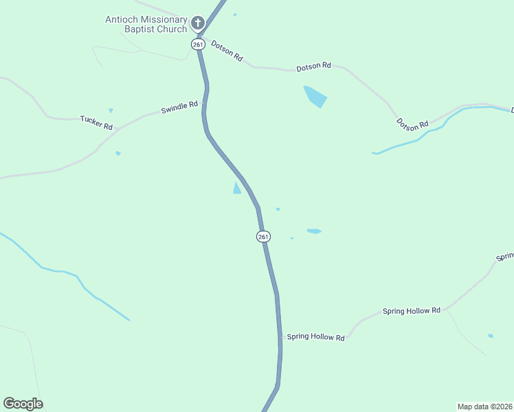 map of restaurants, bars, coffee shops, grocery stores, and more near 6417 Tennessee 261 in Lafayette