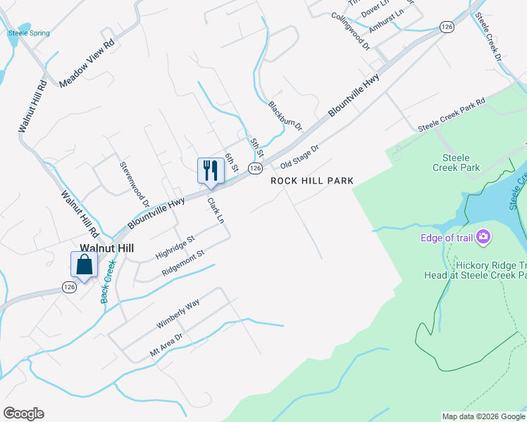 map of restaurants, bars, coffee shops, grocery stores, and more near 261 Maple Drive in Bristol