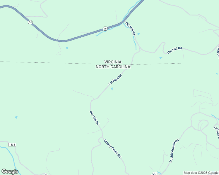 map of restaurants, bars, coffee shops, grocery stores, and more near 652 Red Hill Road in Grassy Creek