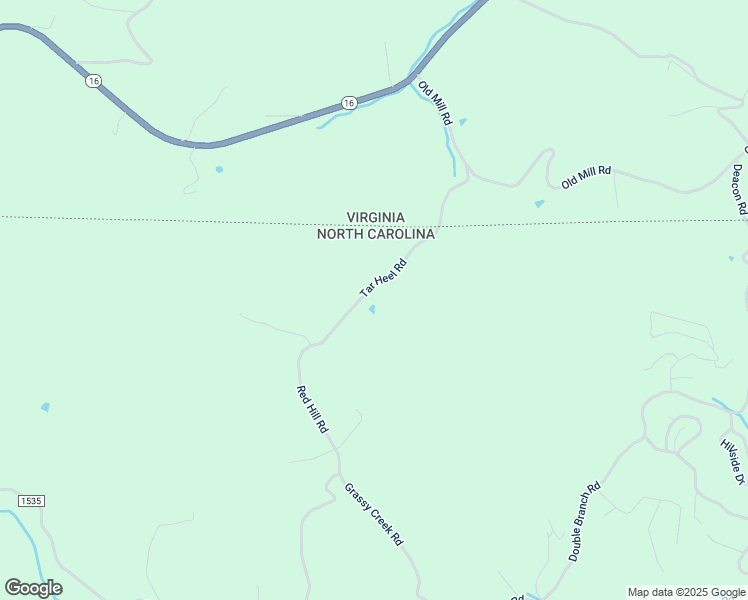 map of restaurants, bars, coffee shops, grocery stores, and more near 688 Red Hill Road in Grassy Creek