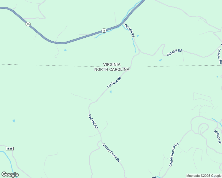 map of restaurants, bars, coffee shops, grocery stores, and more near 688 Red Hill Road in Grassy Creek